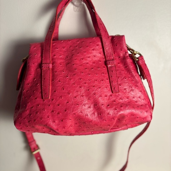 Marc By Marc Jacobs Pink Crossbody Bag w Textured‎ Exotic Leather Large Tote - Picture 6 of 15
